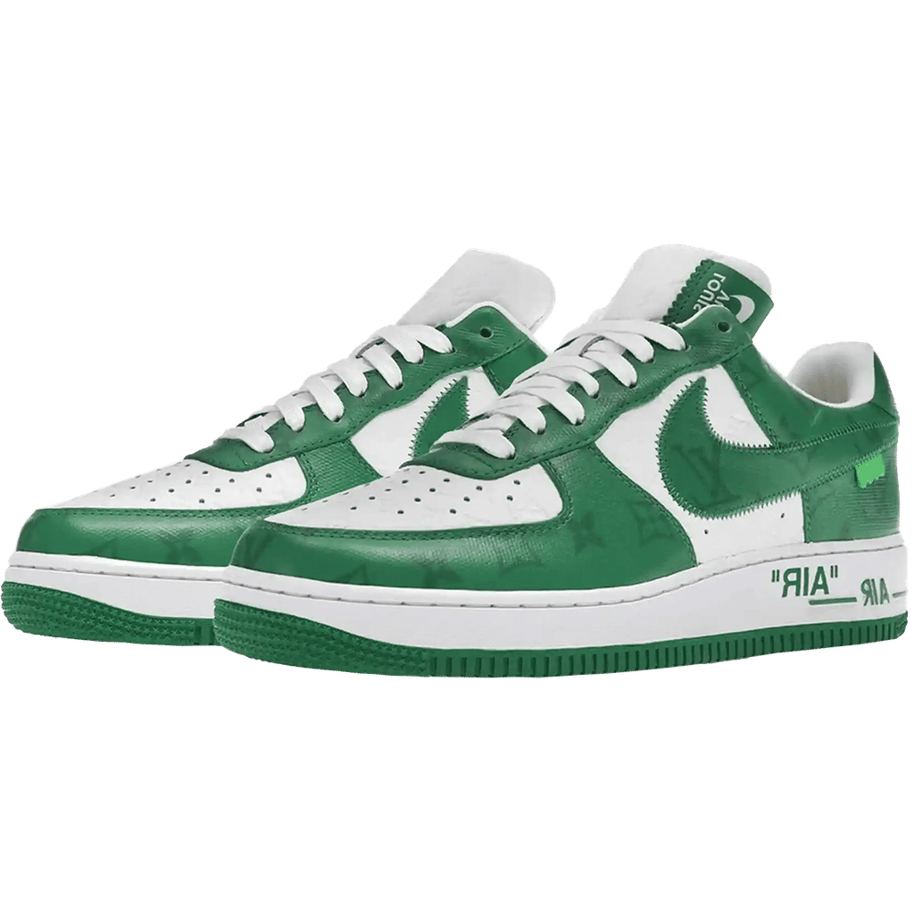 Louis Vuitton Nike Air Force 1 Low By Virgil Abloh White Green