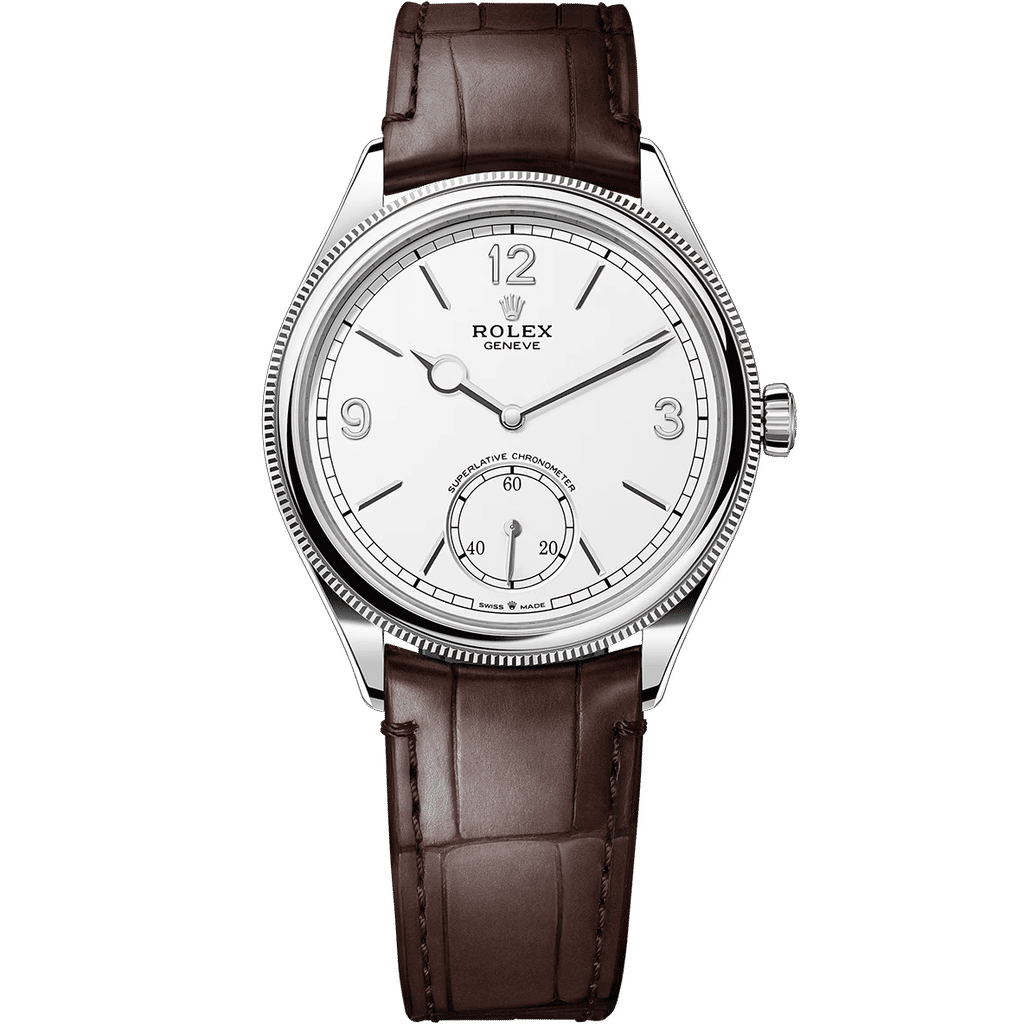 Rolex 1908 White Gold White Dial 39mm
