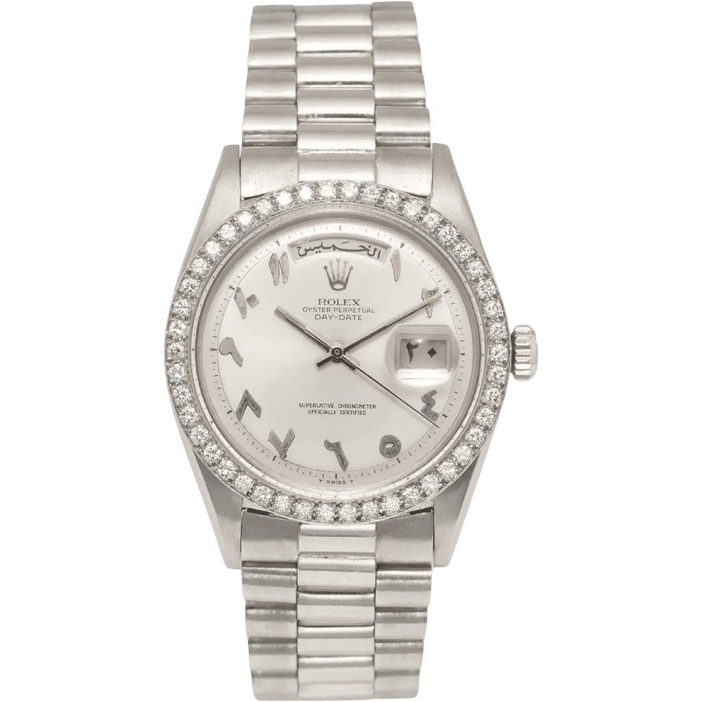 1967 Rolex Day-Date Platinum Arabic Hindi Dial