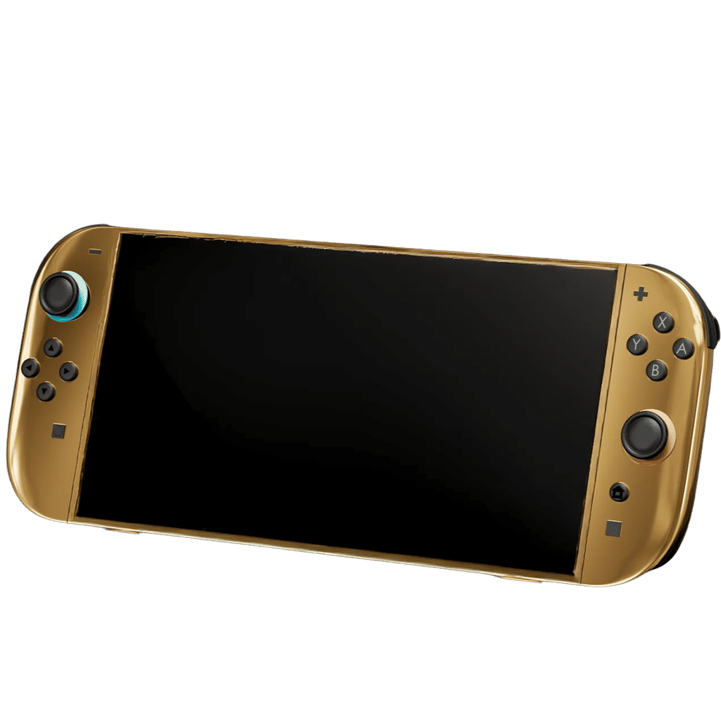 Luxury 24K Gold Nintendo Switch 2 – Aurum Edition