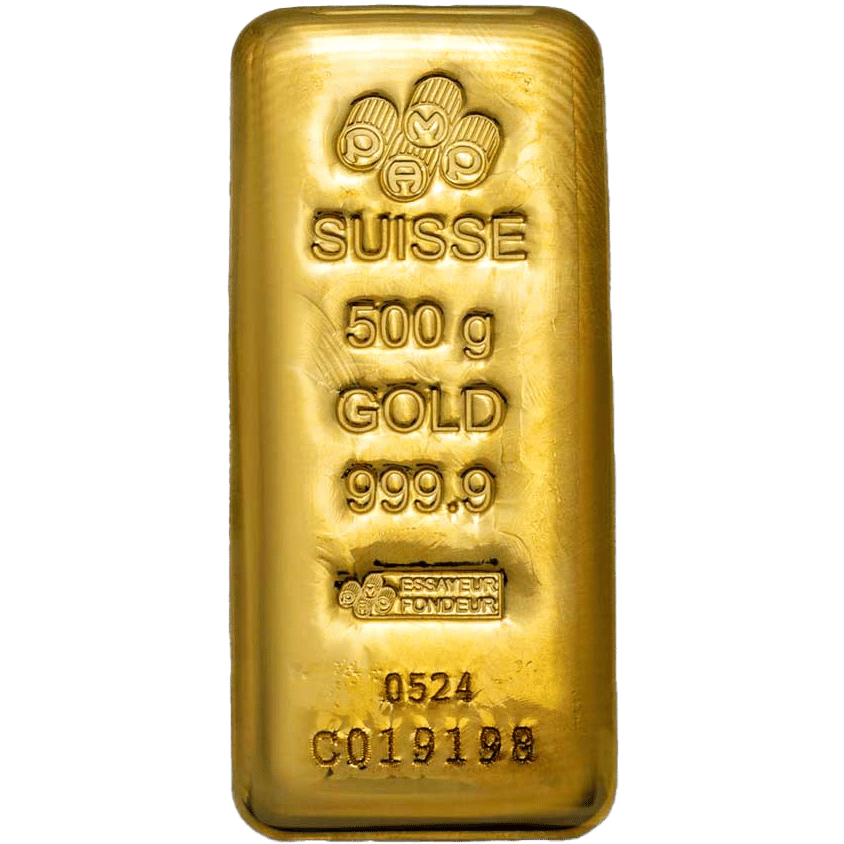 500 Gram Gold Bar