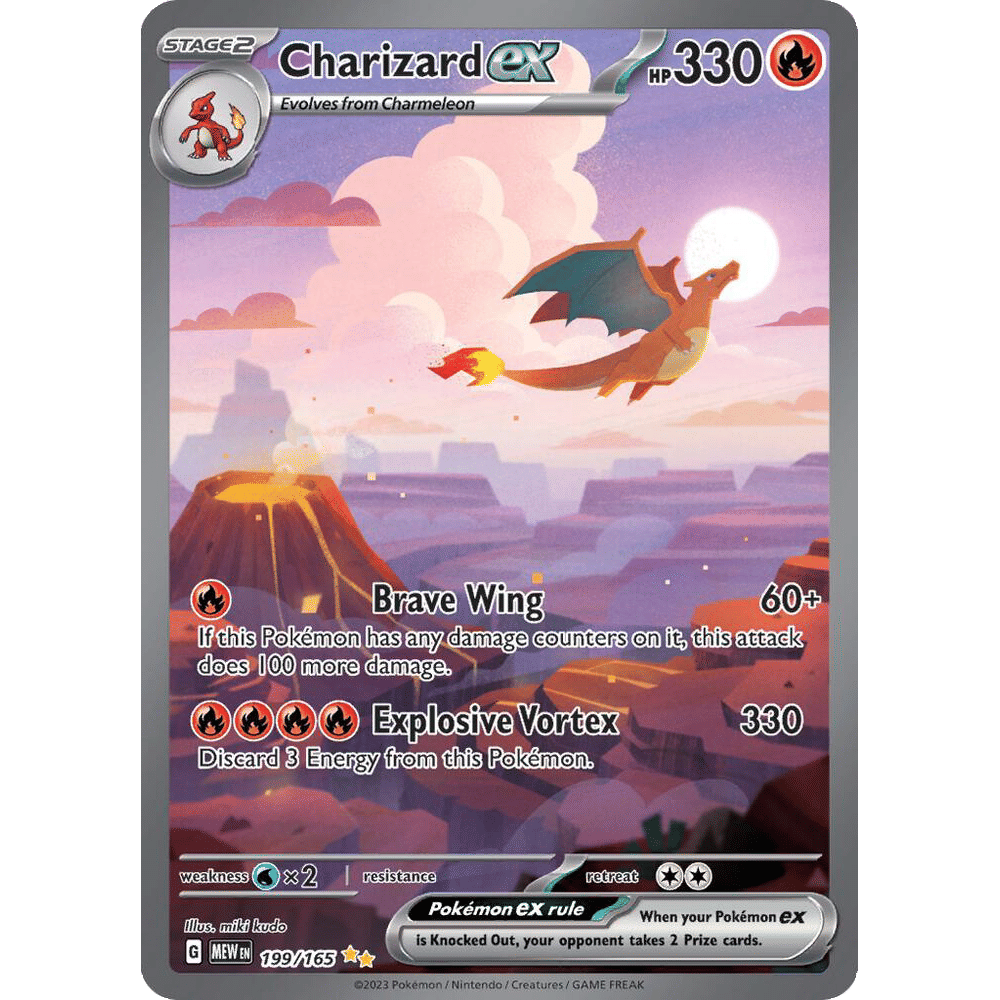 Charizard ex - 199/165 - SV: Scarlet & Violet 151 (MEW)