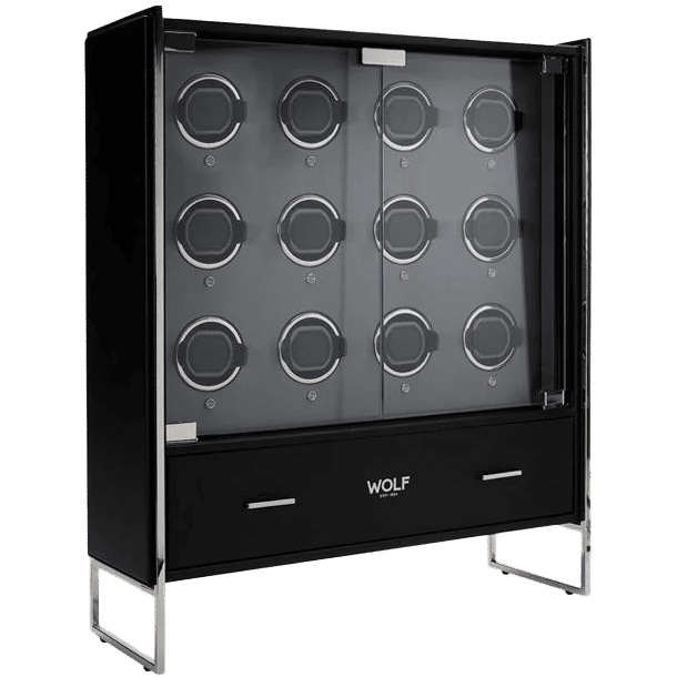 WOLF 12 Piece Watch Winder Cabinet