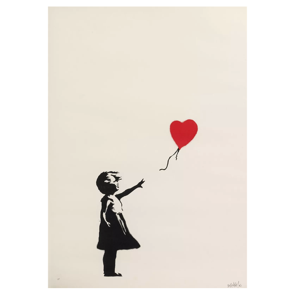 Banksy - Girl with Balloon (Signed), 2005