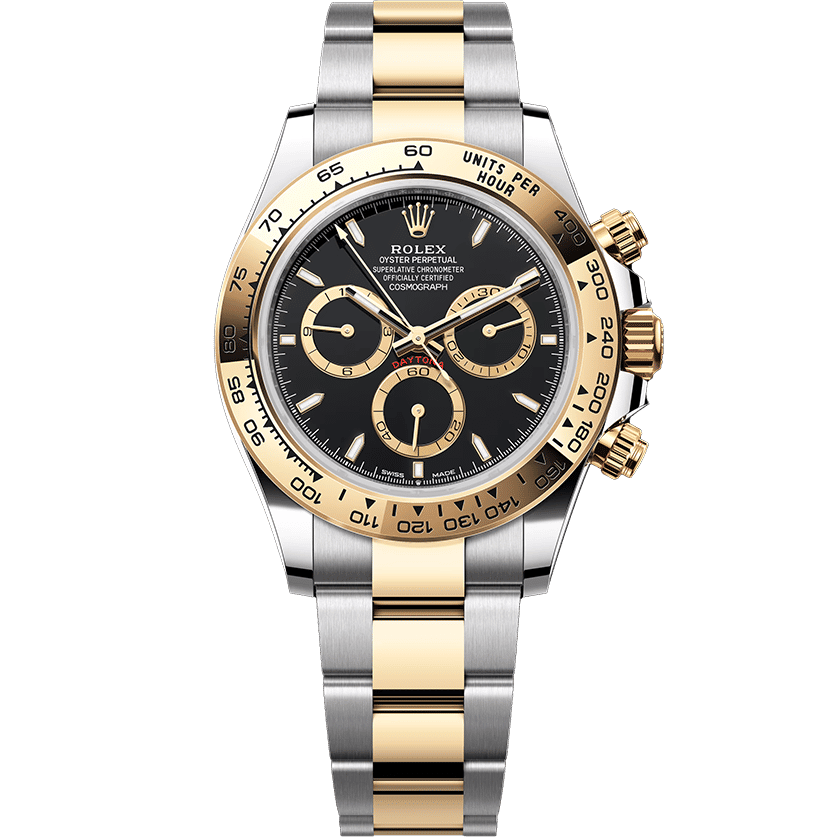 Rolex Daytona Two Tone Black Dial 40mm