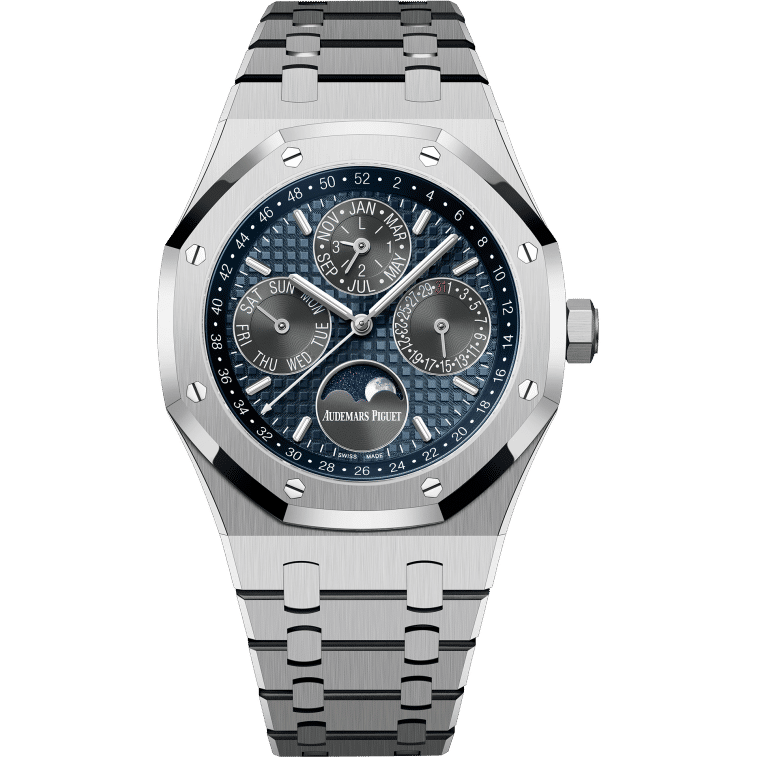 Audemars Piguet Royal Oak Titanium Black/Blue Dial Perpetual Calendar 41mm
