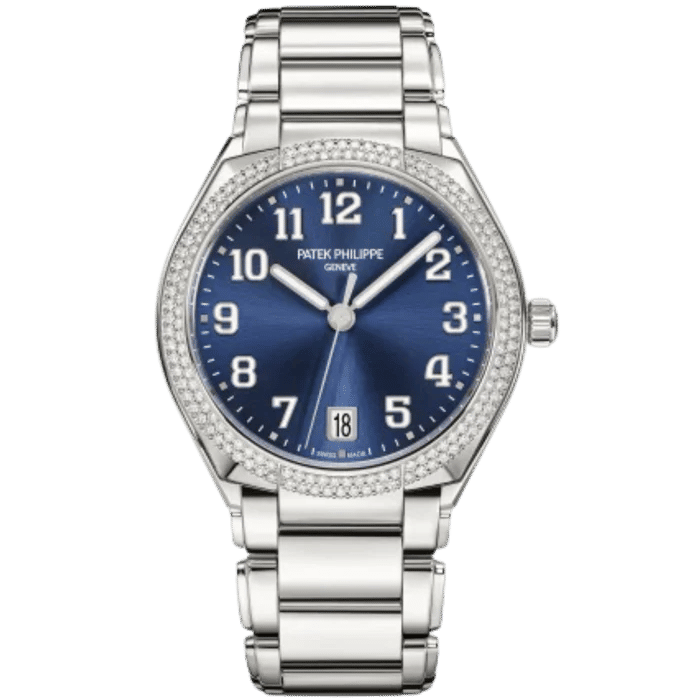 Patek Philippe Twenty-4 Stainless Steel Blue Dial Diamond Bezel 36mm