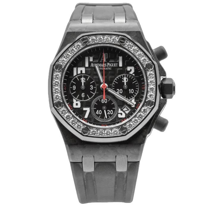 Audemars Piguet Royal Oak Offshore Forged Carbon And Ceramic With Diamond Bezel Lady 37mm