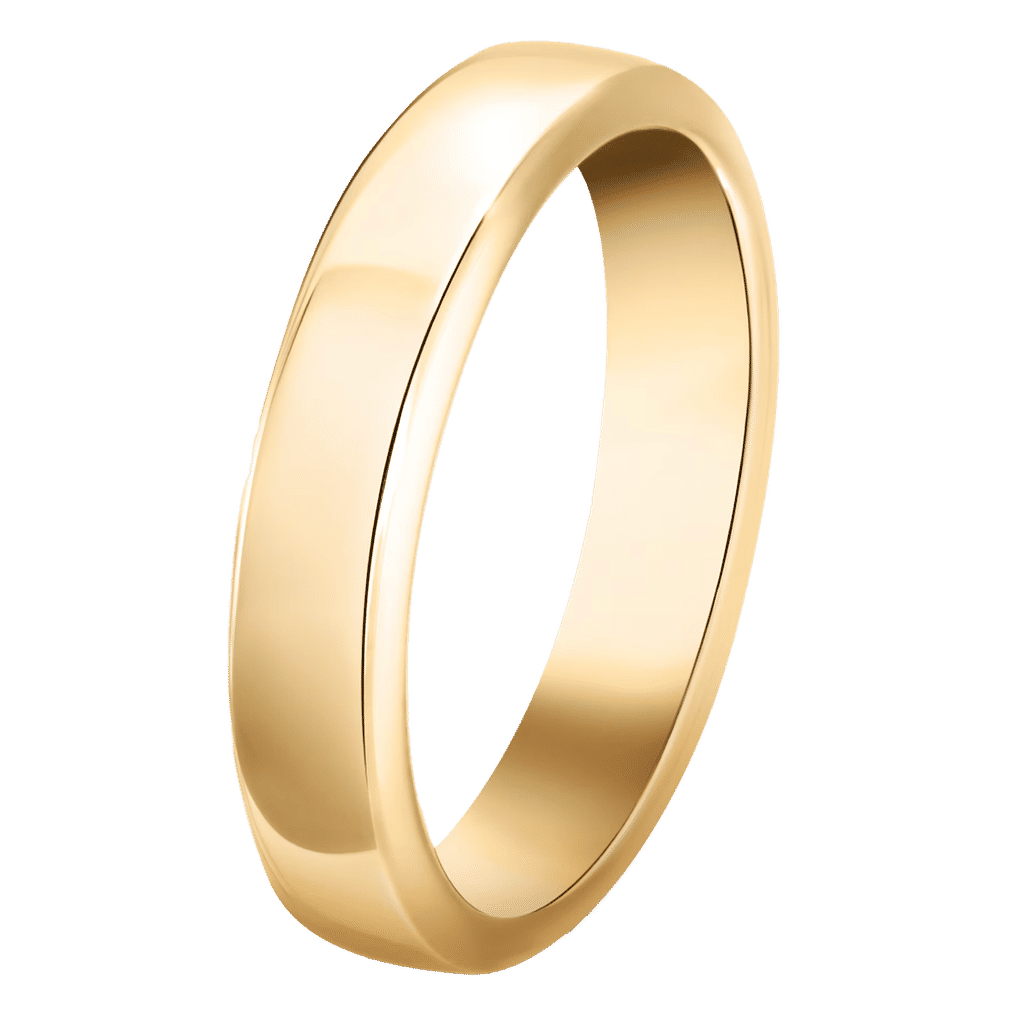 Van Cleef Toujours wedding band, 4 mm 18K yellow gold