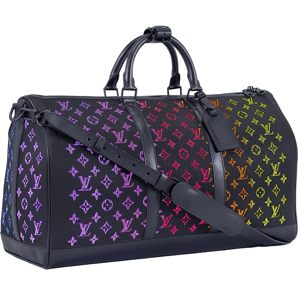 Louis Vuitton Keepall LED Monogram 50 Black