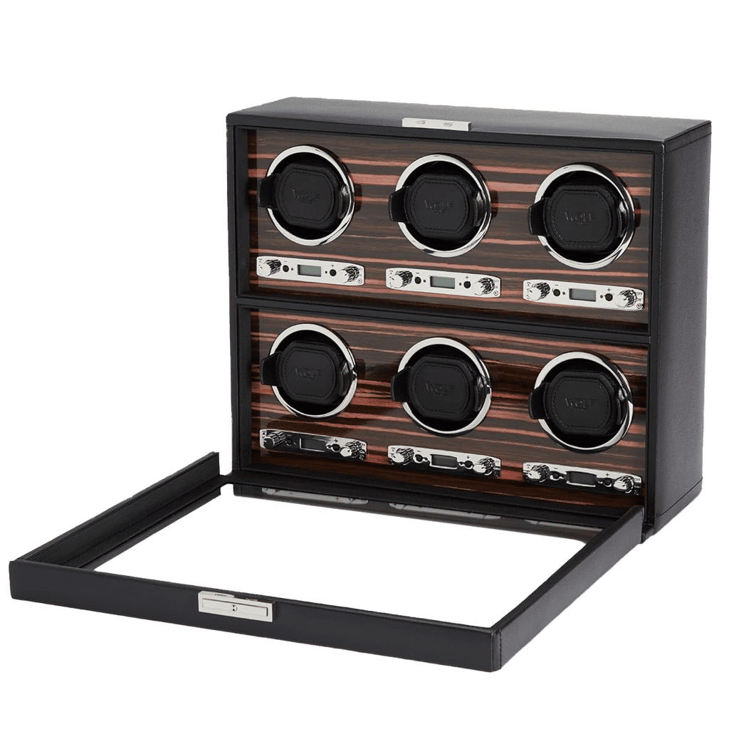 WOLF Roadster 6-Piece Watch Winder