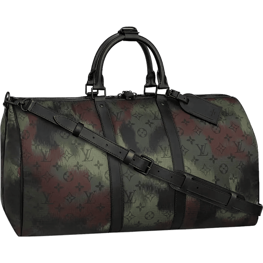 Louis Vuitton Keepall Bandouliere Camouflage Monogram