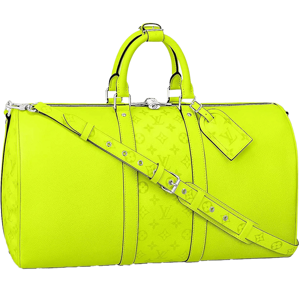Louis Vuitton Keepall Bandouliere 50 Neon Yellow
