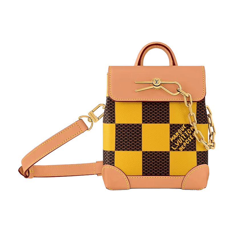 Louis Vuitton Nano Steamer Damier Pop Yellow
