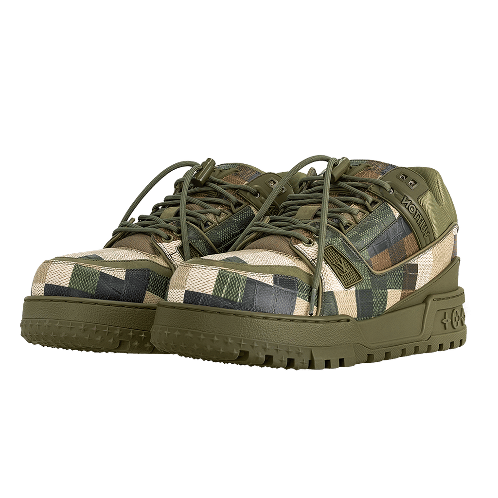 Louis Vuitton LV Trainer Maxi Sneaker Green Damoflage Damier