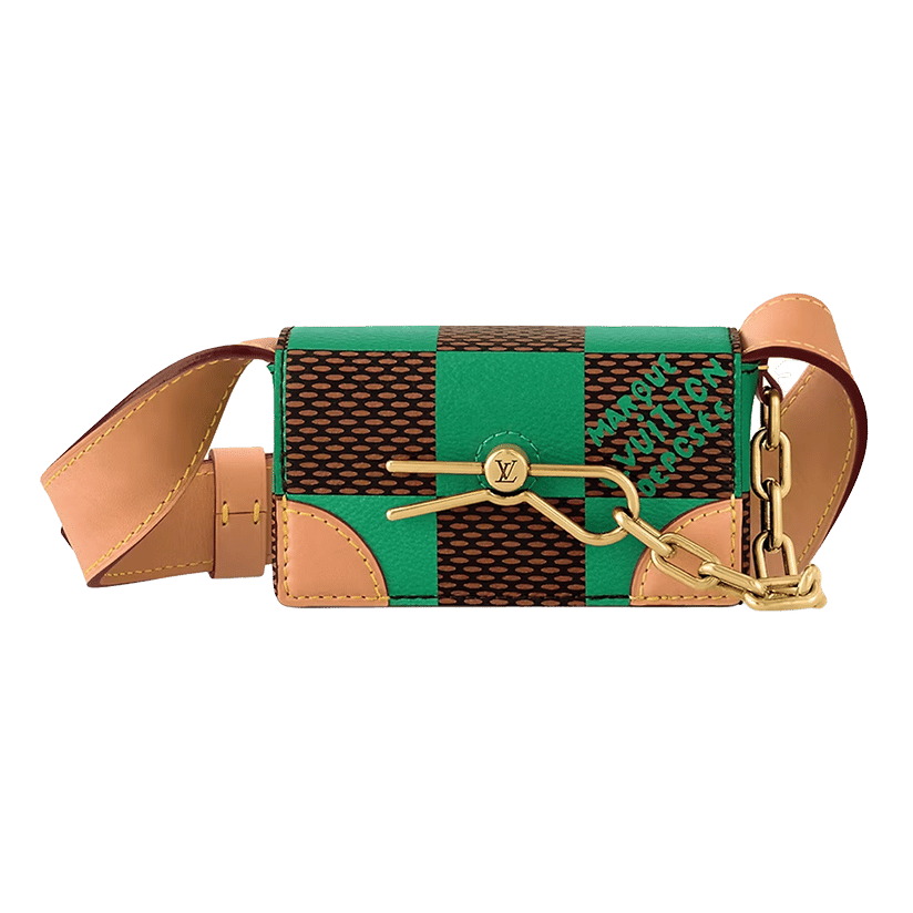 Louis Vuitton Micro Steamer Damier Pop Green