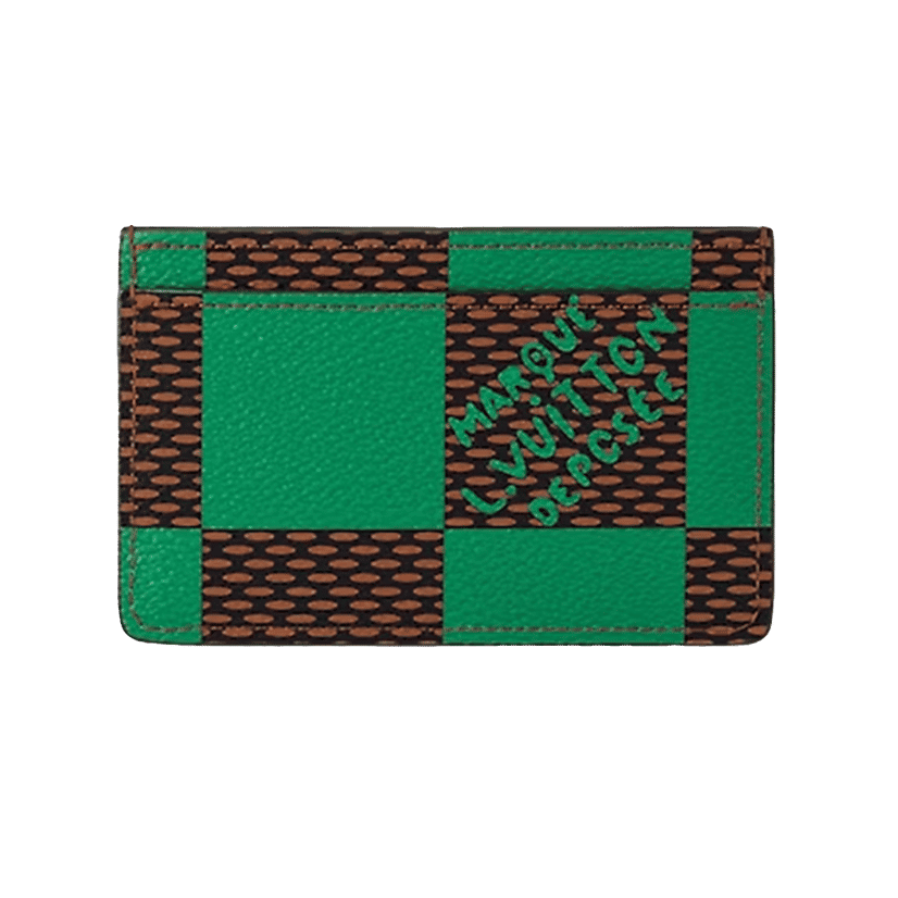 Louis Vuitton Porte Cartes Simple Damier Pop Green