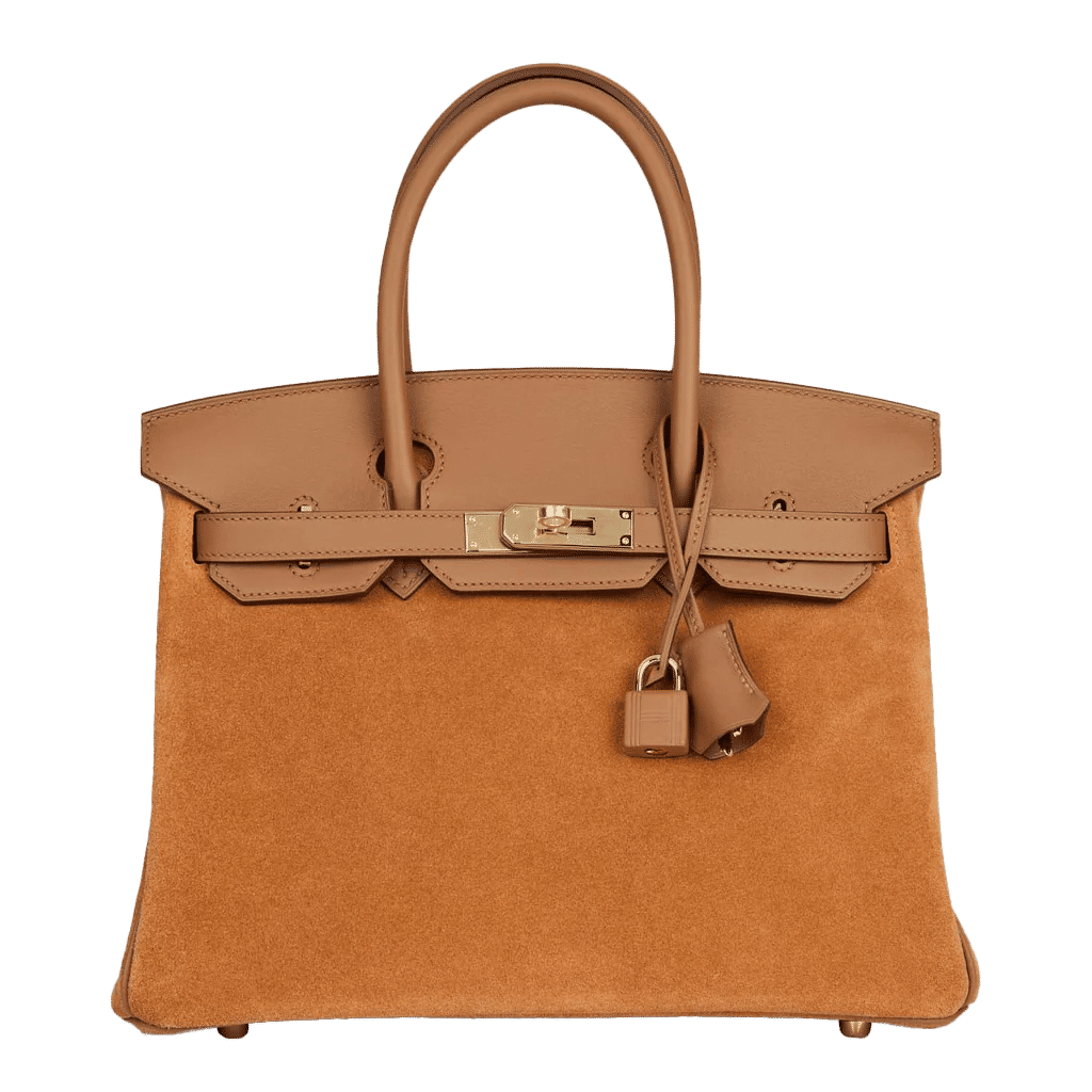 Hermès Birkin 30 Chamois and Alezan Grizzly and Swift Gold Hardware