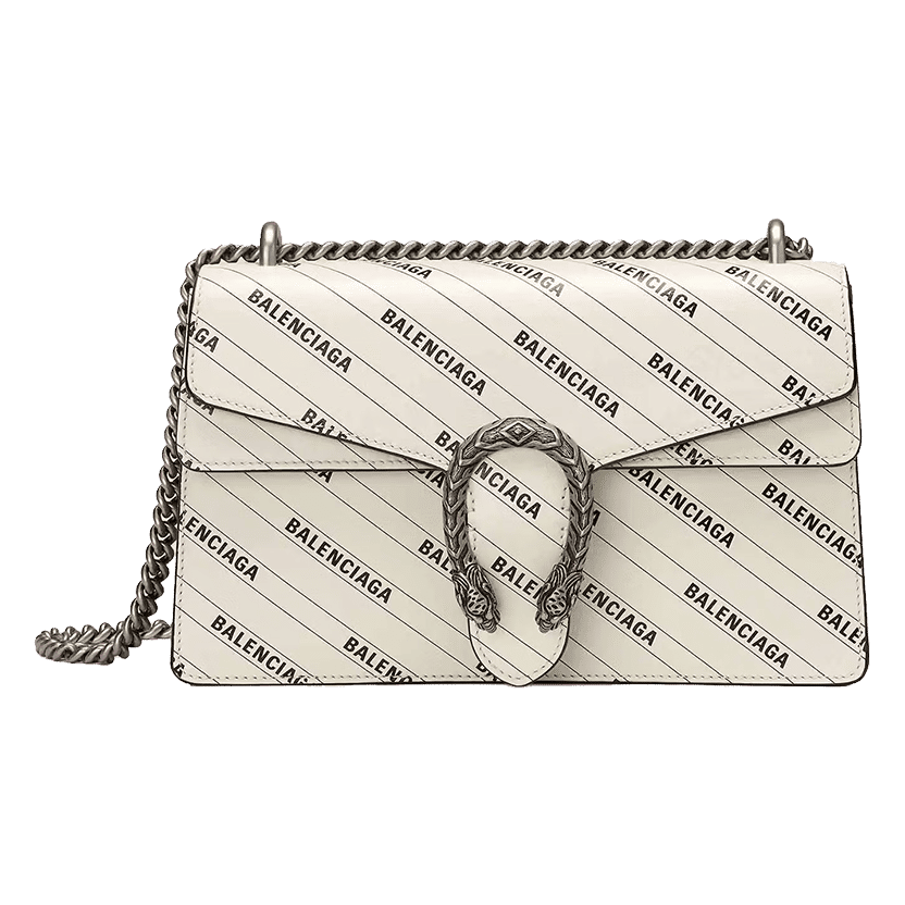 Gucci x Balenciaga The Hacker Project Small Dionysus Bag White