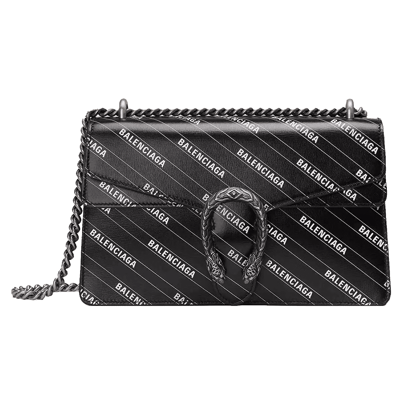 Gucci x Balenciaga The Hacker Project Small Dionysus Bag Black