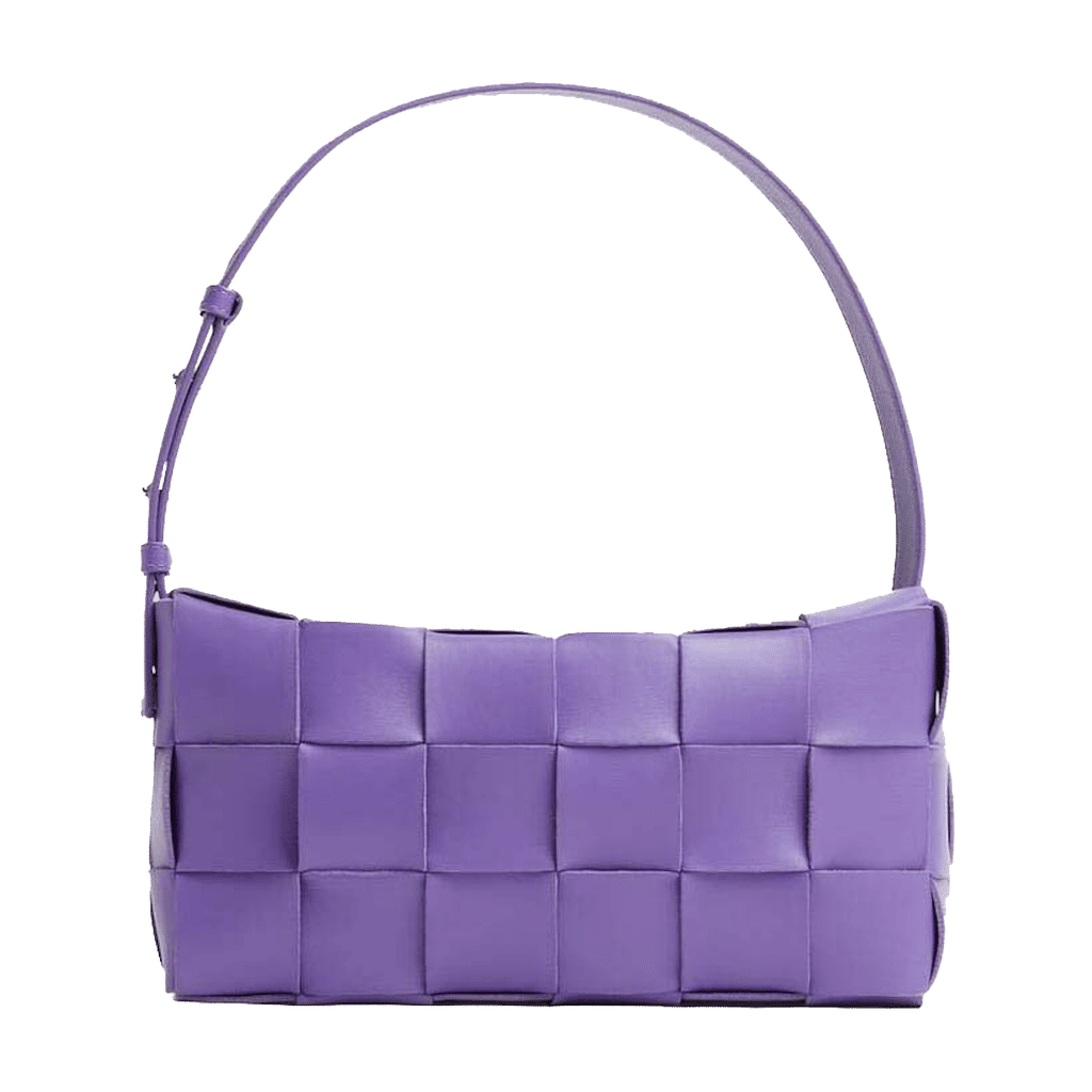 Bottega Veneta Brick Cassette Intreccio Purple