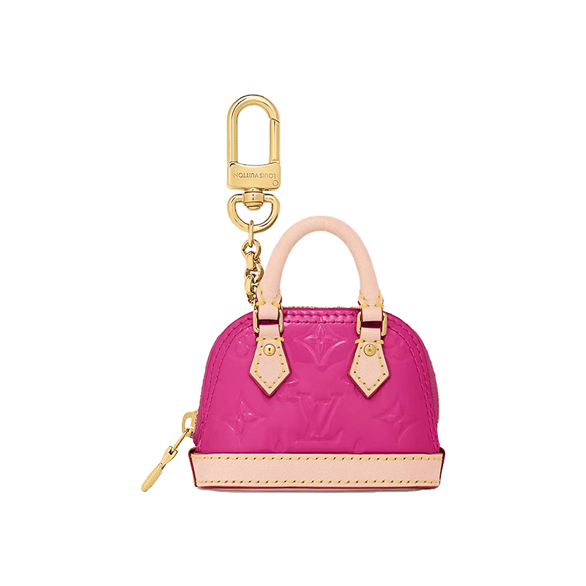 Louis Vuitton Micro Alma Vernis Key Holder Pink
