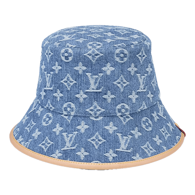 Louis Vuitton LV Remix Bucket Hat Monogram Denim Blue