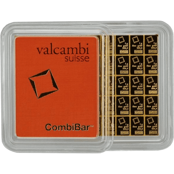 Valcambi Gold CombiBar - 50 Gram (50 x 1 Gram)