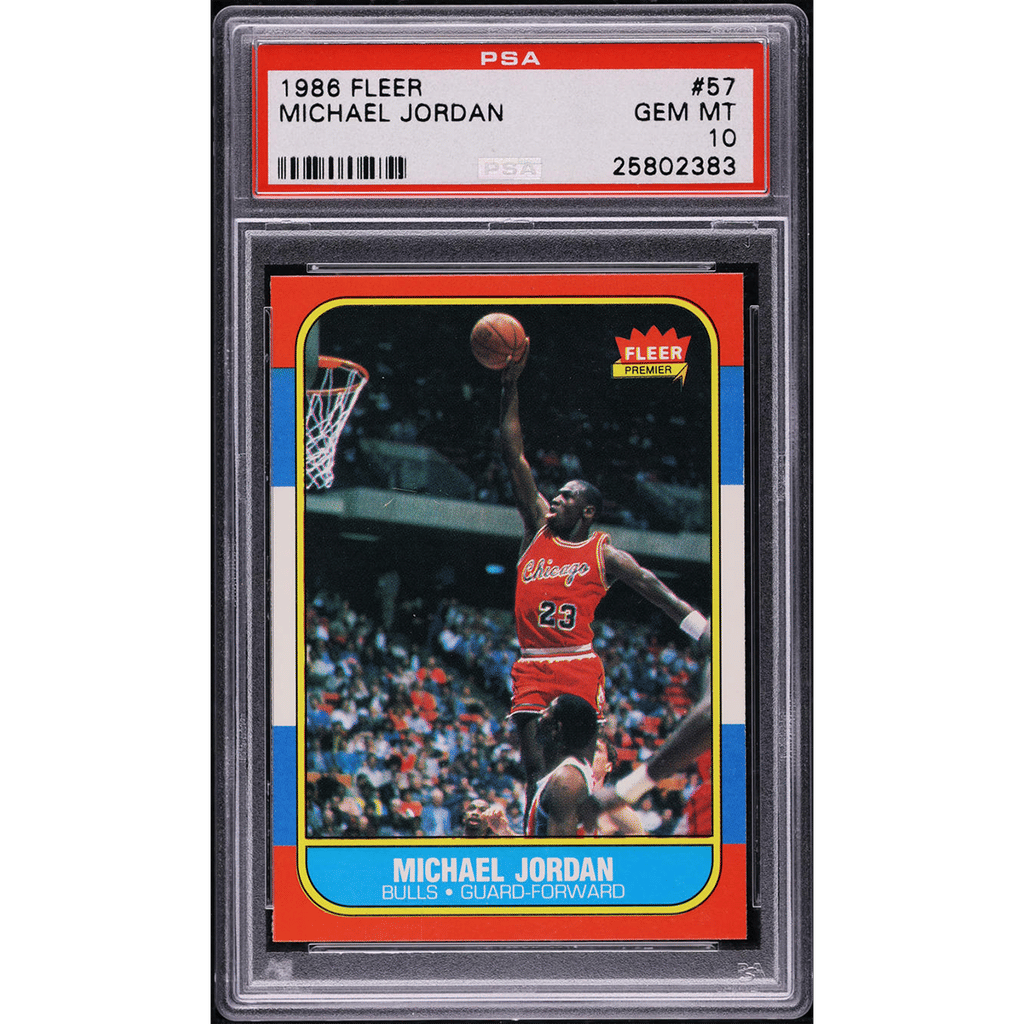1986 Fleer Basketball Michael Jordan ROOKIE #57 PSA 10 GEM MINT