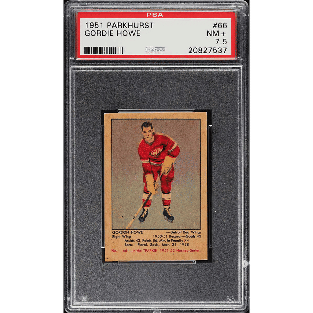 1951 Parkhurst Gordie Howe ROOKIE #66 PSA 7.5 NRMT+ (PWCC-S)