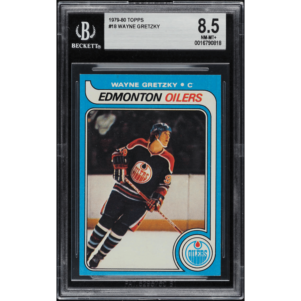 1979 Topps Hockey Wayne Gretzky ROOKIE #18 BGS 8.5 NM-MT+