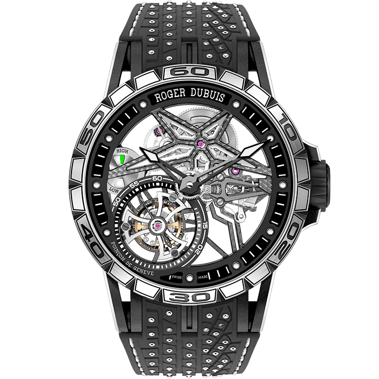 Roger Dubuis Excalibur Spider Pirelli Black DLC Titanium 45mm