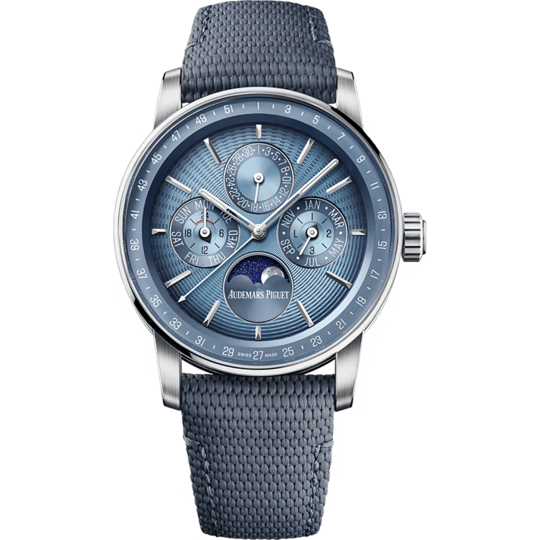 Audemars Piguet Code 11.59 Perpetual Calendar White Gold Blue Dial 41mm