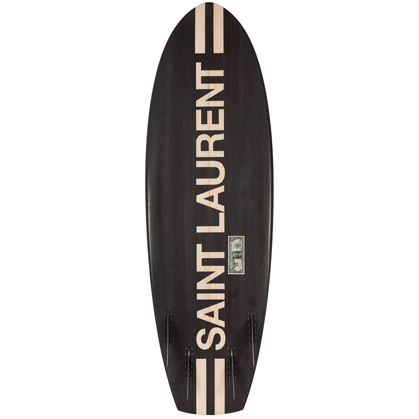 UWL Saint Laurent Wood Effect Surfboard