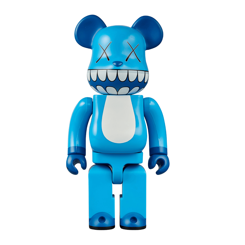 Bearbrick x Kaws Chomper 1000% Blue