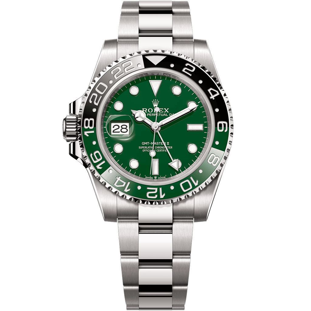 Rolex GMT-Master II White Gold Green Dial "Sprite" 40mm
