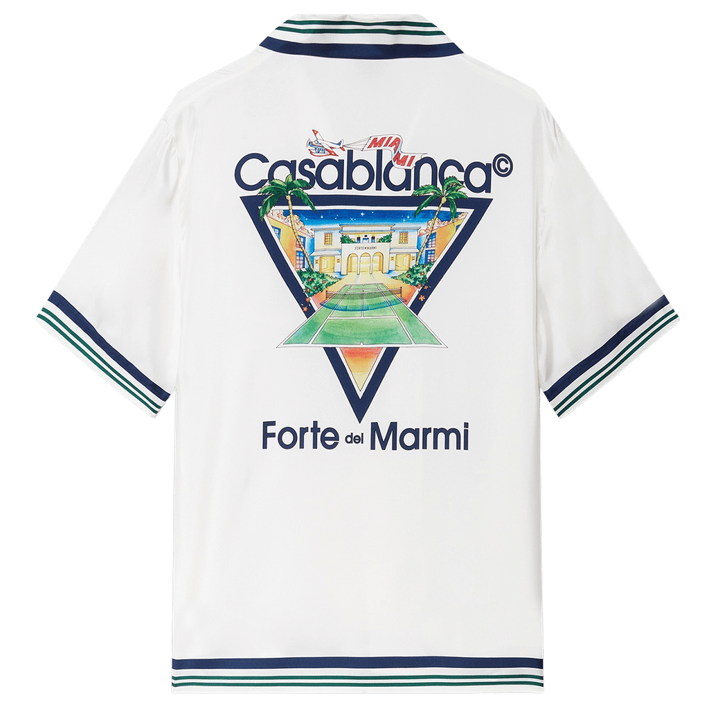 Miami Open X Forte Dei Marmi Short Sleeve Silk Shirt