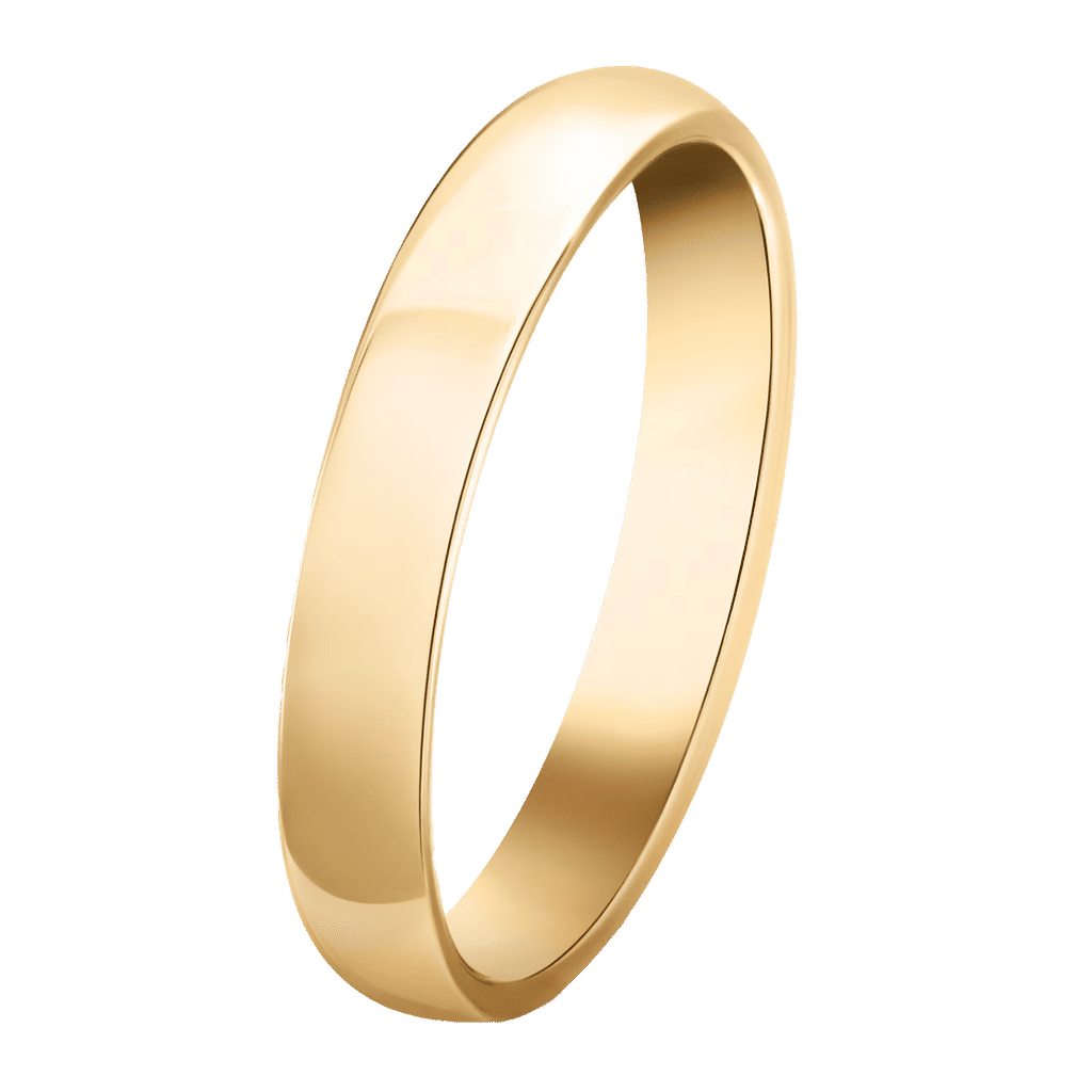 Van Cleef Tendrement wedding band, 3 mm 18K yellow gold