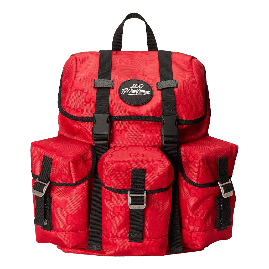 Gucci Off The Grid x 100 Thieves Backpack Red