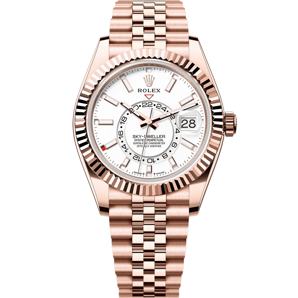 Rolex Sky-Dweller Everose Gold Intense White Dial 42mm