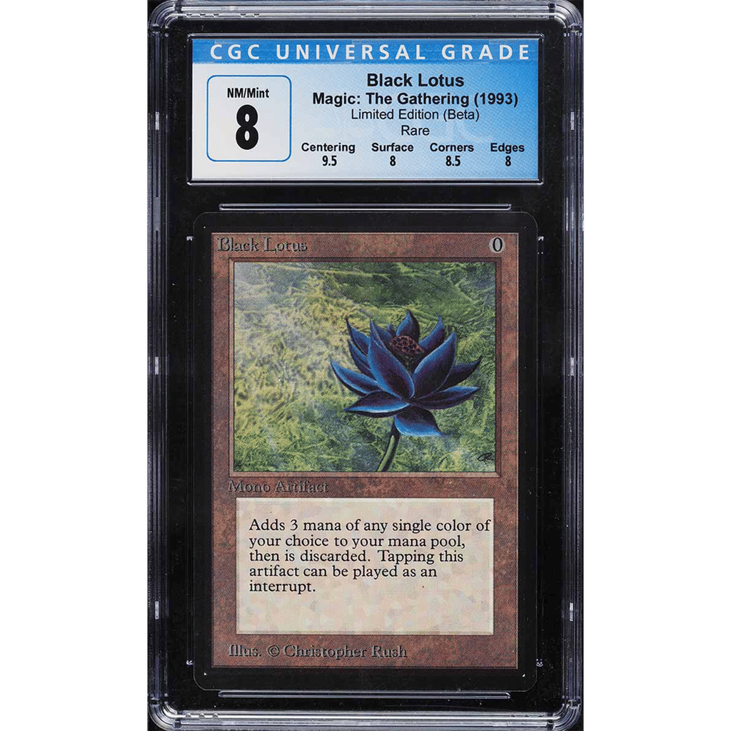 1993 Magic The Gathering MTG Beta Black Lotus CGC 8 NM-MT