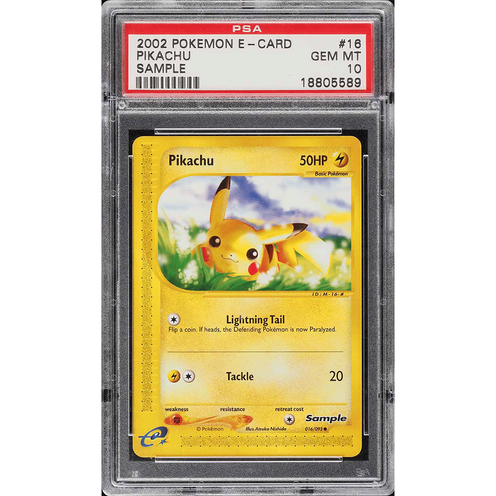 2002 Pokemon E-Card Sample Pikachu #16 PSA 10 GEM MINT