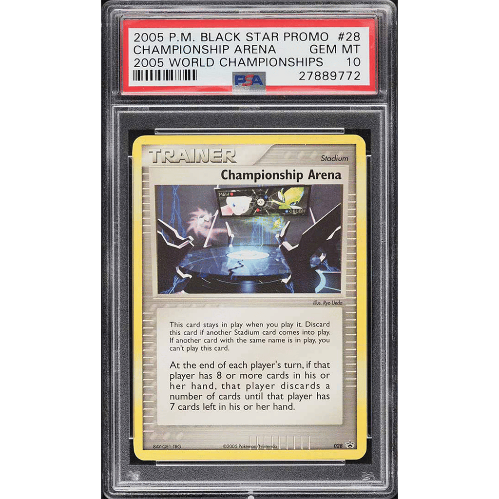 2005 Pokemon Black Star Promo World Championship Arena #28 PSA 10 GEM MINT