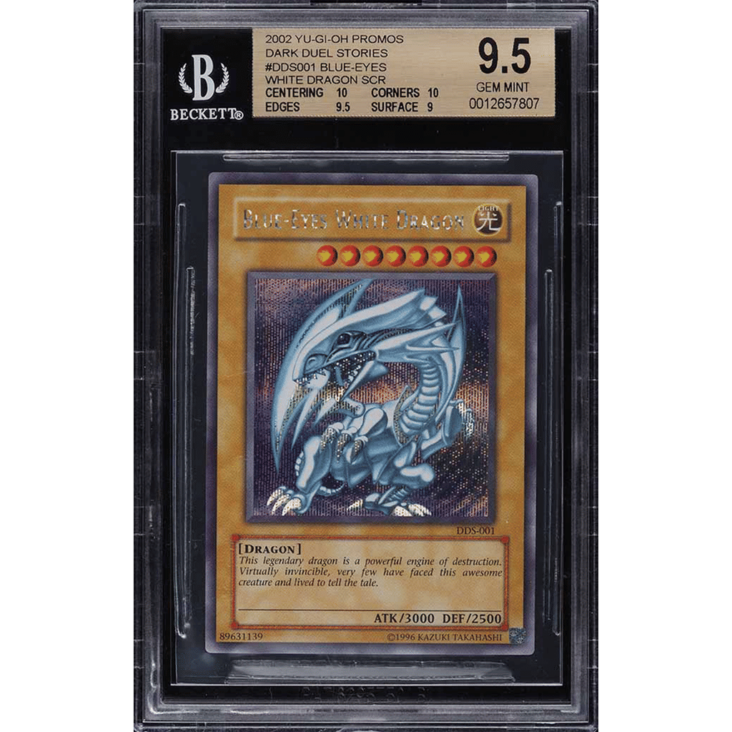 2002 Yu-Gi-Oh! Dark Duel Stories Promo Blue-Eyes White Dragon #DDS-001 BGS 9.5