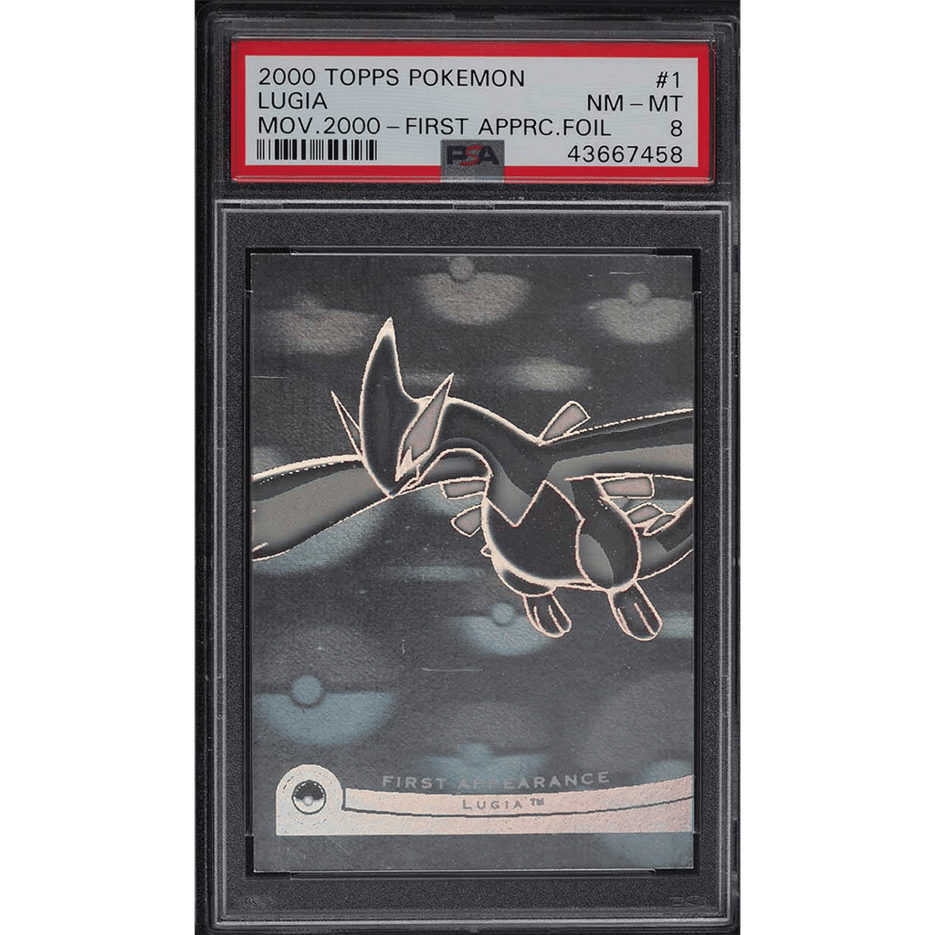 2000 Topps Pokemon The Movie 2000 First Appearance Foil Lugia #1 PSA 8 NM-MT