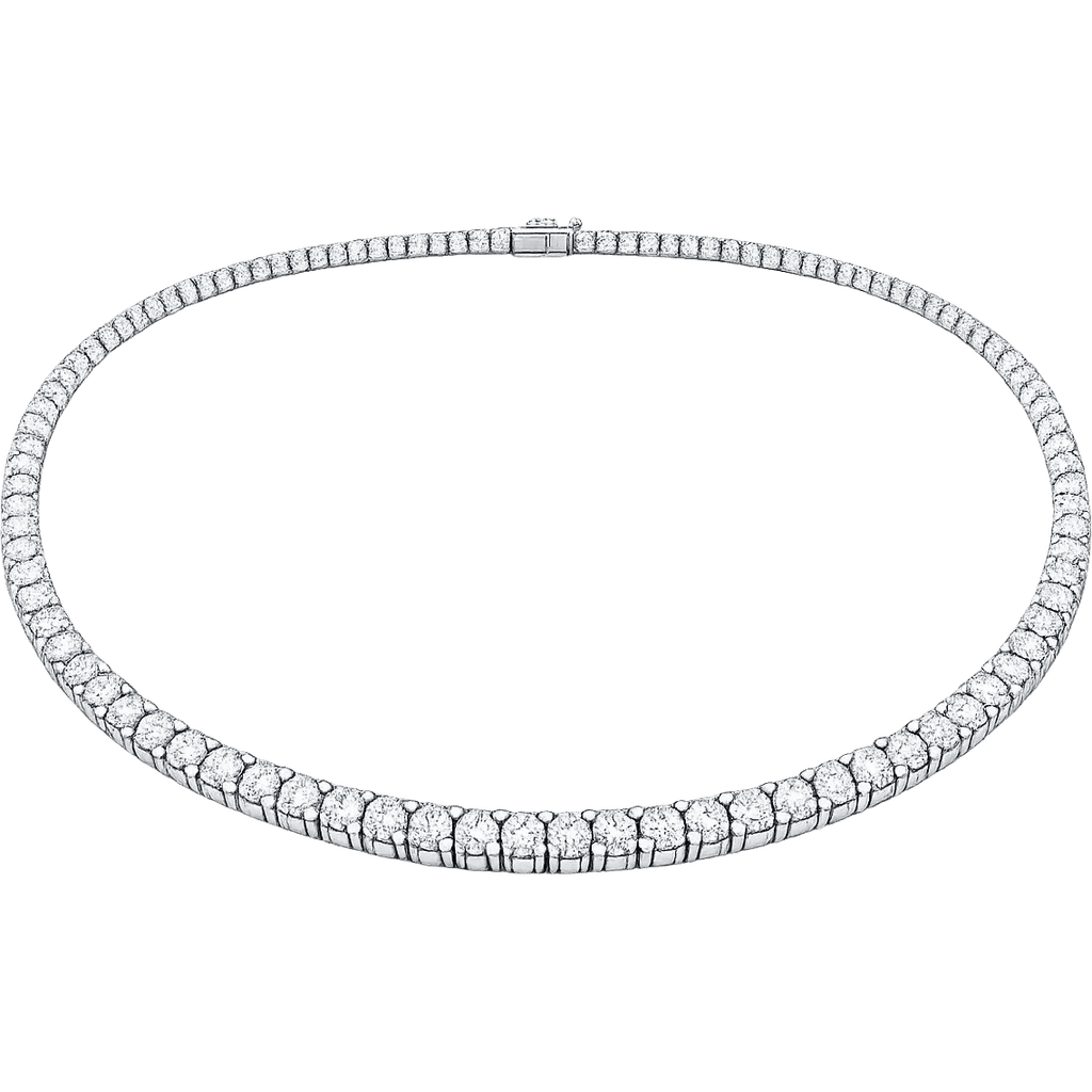 2.22 Carat Lab Diamond Tennis Necklace 22"