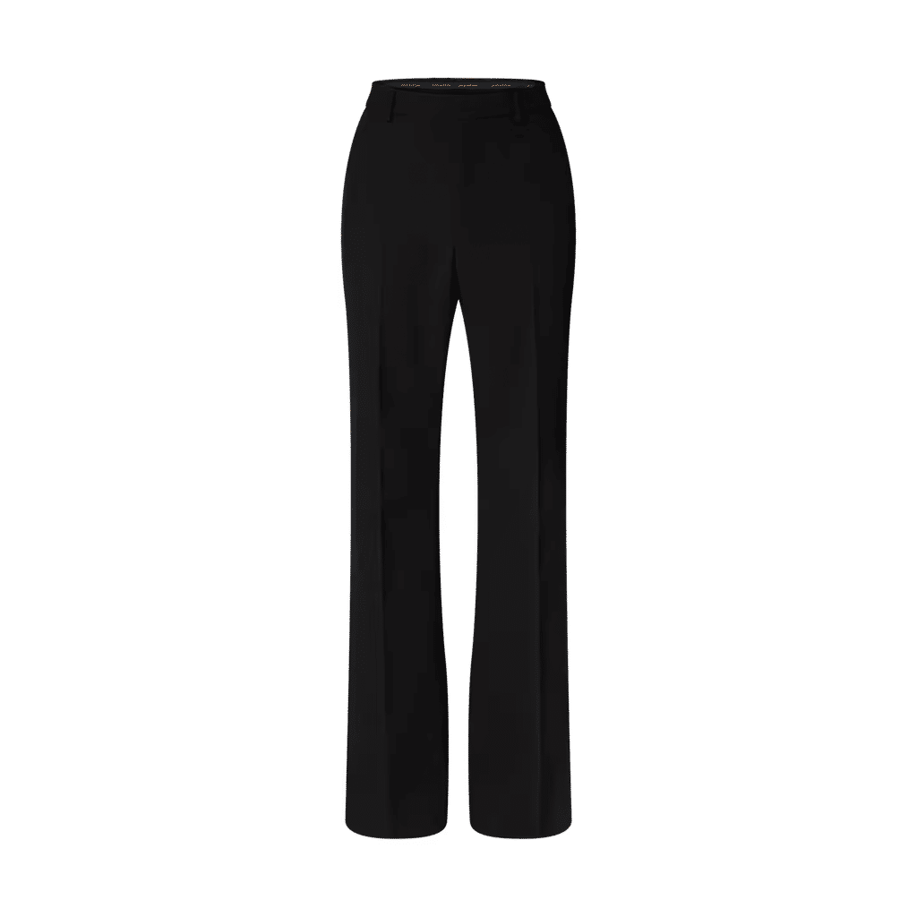 Classic Flared Wool Pants