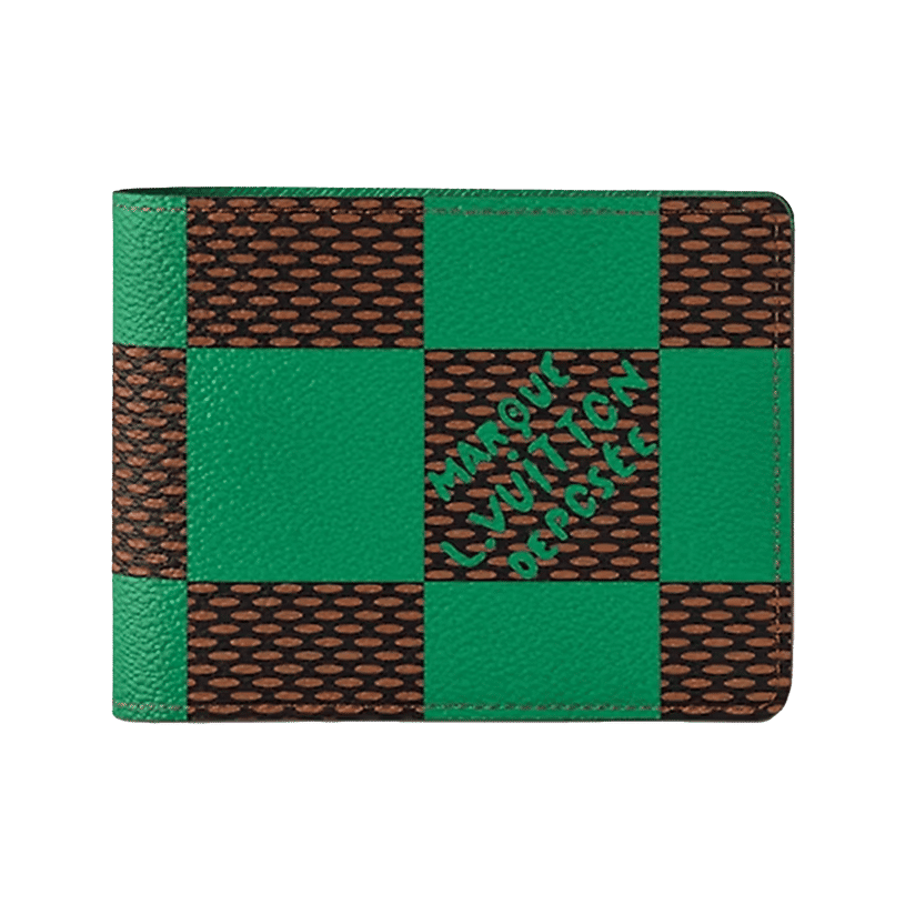 Louis Vuitton Multiple Wallet Damier Pop Green