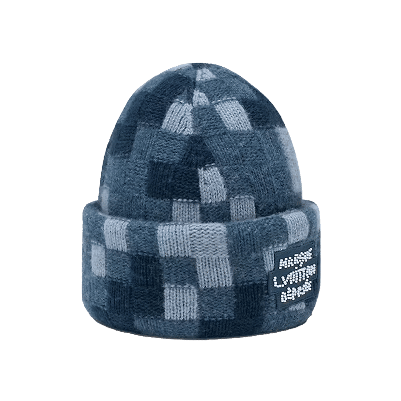 Louis Vuitton Denim Beanie Blue