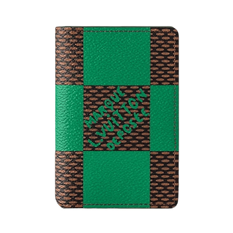 Louis Vuitton Pocket Organizer Damier Pop Green